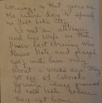 Letter to Mother from the Rockies (page 2)